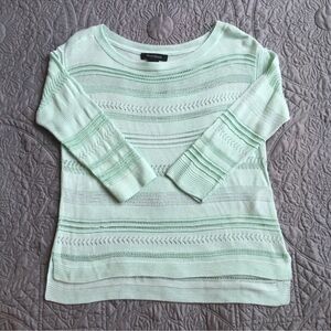 White House Black Market mint green sweater size S